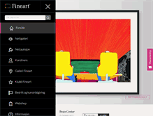 Tablet Screenshot of fineart.no