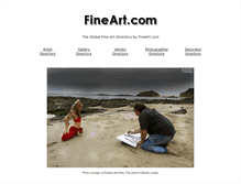 Tablet Screenshot of fineart.com